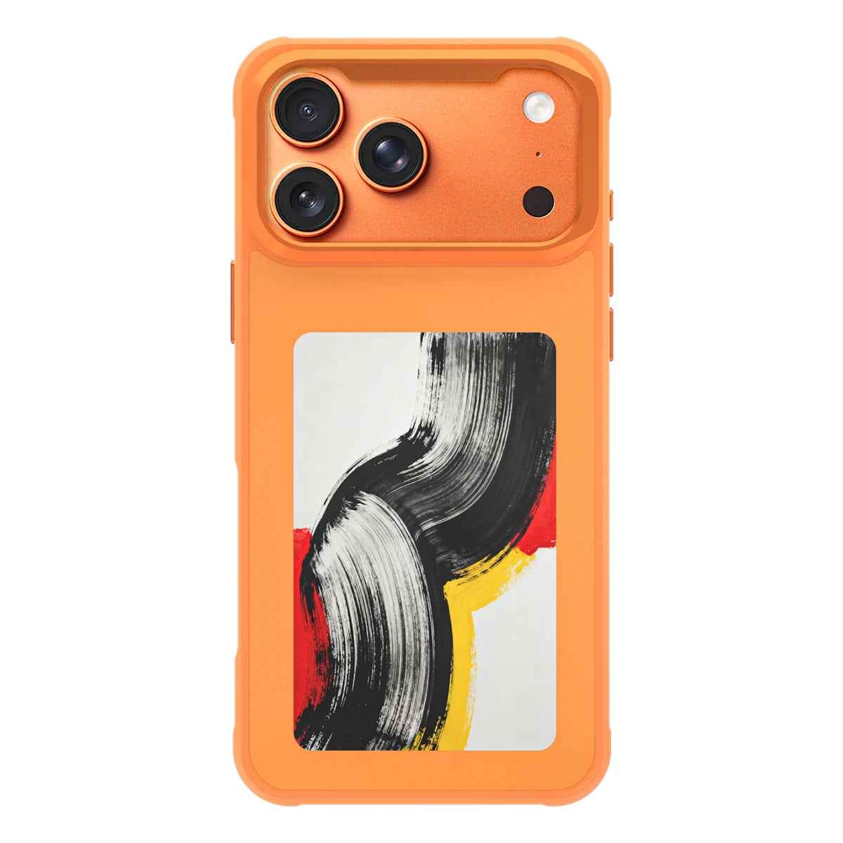 New E ink 4.0 inch Screen Digital Case for iPhone 17 16 15 14 13pro max NFC Photo Custom Funda Mobile Back Cover With Bracket